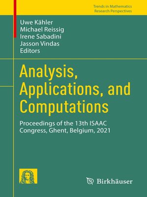 cover image of Analysis, Applications, and Computations